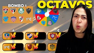 SIMULACIÓN SORTEO COPA LIBERTADORES 2024 🏆 Octavos de Final [upl. by Hakvir233]