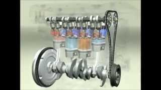 4 Stroke Engine Working Animation [upl. by Calder]