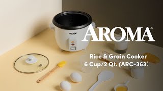 How to cook rice in your Aroma Pot Style rice cooker [upl. by Alesandrini]