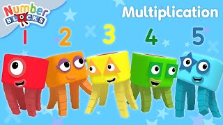 Times Tables  Multiplication for Kids Compilation  All Levels  Maths for Kids  Numberblocks [upl. by Lizzie]