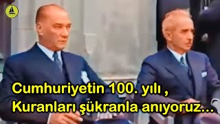 Cumhuriyetimizin 100 yılı kutlu olsun [upl. by Parks]