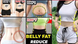 5 Min Belly amp Waist Exercise  Flat Stomach and Small Waist Fat Workout in 1 Week at Home [upl. by Mesics597]