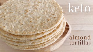 Keto Almond Tortillas  Vegan [upl. by Phalan]