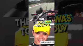 MAX VERSTAPPEN amp NORRIS Austrian GP CRASH☠️shorts shortvideo f1 maxverstappen landonorris [upl. by Catarina]