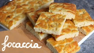 FOCACCIA SENZA IMPASTO  Focaccia fatta in casa facilissima [upl. by Leal]