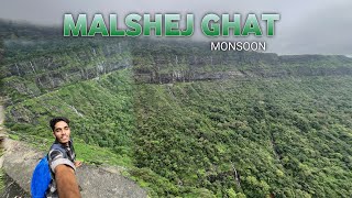 Malshej Ghat Monsoon  Most Beautiful Ghat in Maharashtra  Monsoon Vlog [upl. by Ardnuasac]