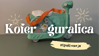 Kofer  guralica vespa i igračka [upl. by Mehalick]