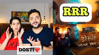 DOSTIRRR Amit TrivediMM KreemNTR Ram Charan SS Rajamouli  RRR DOSTI SONG REACTION [upl. by Auehsoj]