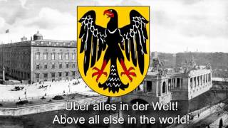 National Anthem of Weimar Republic 19191933  Das Lied der Deutschen FULL [upl. by Cynera]