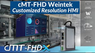 cMTFHDx Weintek Customized Resolution HMI  C1D2 Class 1 Div 2 Drivers [upl. by Nitsugua]