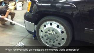 Bagged 2008 GMC Dually on 24quot Alcoas  Highlights [upl. by Brigham]