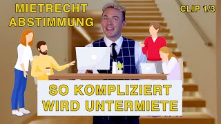 So kompliziert wird Untervermieten [upl. by Enaile488]