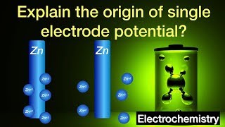 Explain the origin of single electrode potential  Electrochemistry  Physical Chemistry [upl. by Yeo]