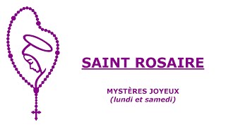 Saint Rosaire  Mystères Joyeux Français [upl. by Daraj906]