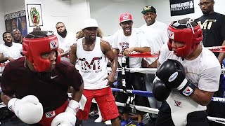 The FULL Gervonta Davis vs Devin Haney SPARRING WAR • 6 Rounds 18 Minutes DOG HOUSE RULES [upl. by Adnarom759]