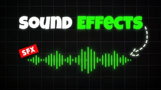 100 FREE Sound Effects for YouTube Videos  Enhance Your Content with HighQuality SFX [upl. by Lleira]