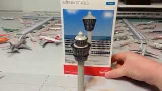 Herpa 1500 Airport Control Tower model review [upl. by Ellimak246]