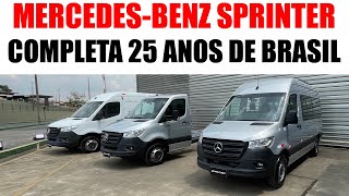 MERCEDESBENZ SPRINTER CELEBRA 25 ANOS DE BRASIL [upl. by Notrom]