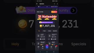 Zencoin Daily Combo Card 21 November  Zen coin Combo Today zencoin dailycombo airdrop mining [upl. by Lion]