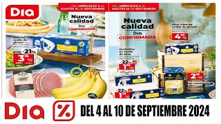 DIA  FOLLETO SUPER DIA  OFERTAS Supermercado DIA  Folleto DIA 4 DE septiembre 2024 [upl. by Anicart]