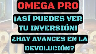 Omega Pro ENSEÑAN COMO VER TU SALDO ¿LO PODRÁS RETIRAR MAS ADELANTE [upl. by Estrella]