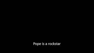 Sales  Pope Is A Rockstar with lyrics [upl. by Asp270]