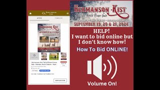 Hermanson Kist How To Bid Online [upl. by Rurik268]