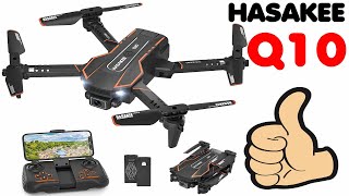 HASAKEE Mini Drone with Camera Flight and Review drone [upl. by Brandtr]