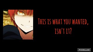 Finer Than Fiction  ASMR  Yandere Karma Akabane x Listener [upl. by Hopfinger716]