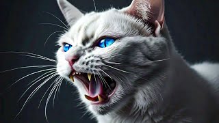 Cat Sound Horror  Aggressive cat sounds  Creepy Cat Meowing [upl. by Uaerraj]