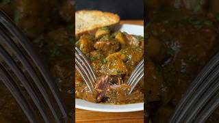 Receta de BOEUF BOURGUIGNON Comida Francesa shorts frenchfood recetasconcarne boeuf [upl. by Lyrred302]