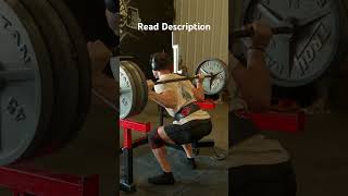 Been working on 1 Pause squats 2 Feeling correct depth 3 Rep prs Goal is 545 by the end of year [upl. by Etnahsa]