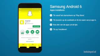 Tips amp Tricks  Samsung smartphone Apps installeren Android 6 [upl. by Romeo471]