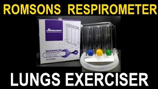 Romsons Respirometer Spirometer Full DEMO Video in TAMIL Lungs Exerciser and Breath Easy in Erode [upl. by Ainolopa]