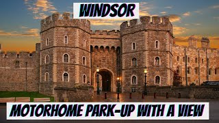 Ultimate Motorhome Parking Spot At Windsor Castle With Stunning Views [upl. by Rowley372]