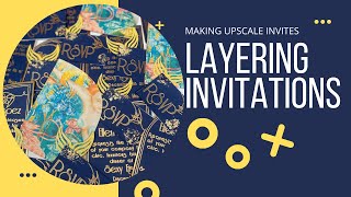 DIY Layered Invitations using Silhouette Cameo  New Template Shape [upl. by Akiemehs]