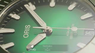 GPHG 2021 Edition Nomination  Diver’s Watch Prize category ORIS Aquis Date [upl. by Ollecram]