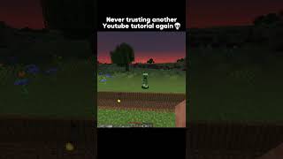 Never again 💀  minecraft minecraftshorts minecraftmemes [upl. by Ader805]