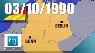 1920 FR3 du 03 octobre 1990  LAllemagne est réunifiée  Archive INA [upl. by Sean]