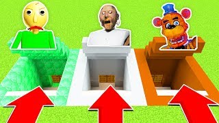 DO NOT CHOOSE THE WRONG SECRET BASE BALDIS BASICSGRANNYFNAF Ps3Xbox360PS4XboxOnePEMCPE [upl. by Halladba]