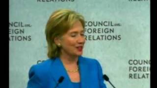 Hillary Clinton admits the CFR gives the Orders [upl. by Allenod]