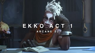 Ekko Season 2 Act 1 Scenes for Editing  ARCANE [upl. by Landre]