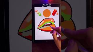 Emoji lipstick 🍡🧨  Do you like that makeup [upl. by Eleon]