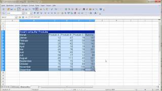 11 Autoformate bei OpenOffice Calc [upl. by Cianca891]