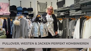 Herbst Outfit Guide 2024 Pullover Westen amp Jacken perfekt kombinieren  Oktober [upl. by Mehsah870]