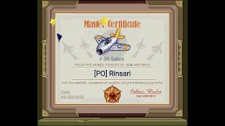 1945 Air Force F86 Sabre Master Certificate [upl. by Repmek]