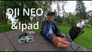 DJI NEO amp ipad PART1 flydji djineo ipad djidrone [upl. by Jenny]