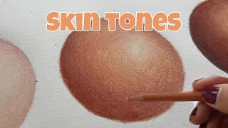 How To Draw Skin Tones With Color Pencils [upl. by Aiki217]