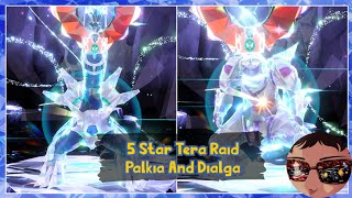 🔴LIVE 5 Star raids Palkia And Dialga II With The Community II [upl. by Ulda913]