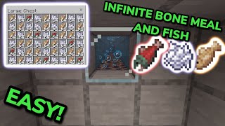 BEST 121 BONE MEAL FARM TUTORIAL in Minecraft Bedrock MCPEXboxPSSwitchPC [upl. by Anneirb25]